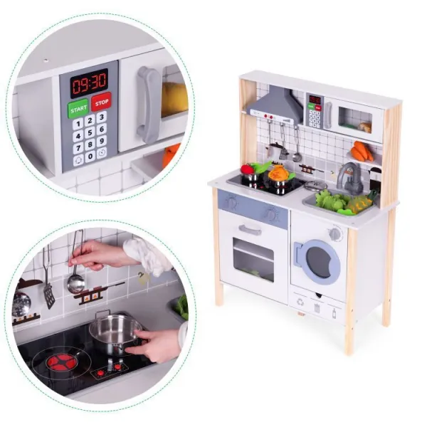 ECOTOYS Dětská kuchyňka COOKY vícebarevná