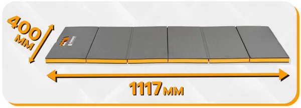 Ľahká dielenská penová podložka pod kolená skladacia – 112 x 40 x 3 cm