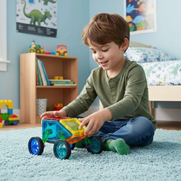 MULTISTORE Magnetická stavebnice 48 ks MULTI vícebarevná
