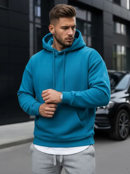 Pánska mikina DStreet Light Blue