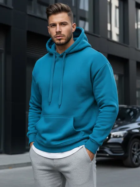 Pánska mikina DStreet Light Blue