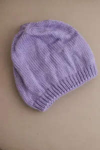 Dámska zimná čiapka Kesi s uškami, fialová