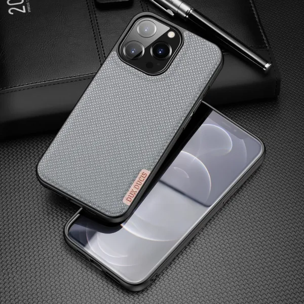 DUX DUCIS Fino kryt na iPhone 13 Pro, sivý