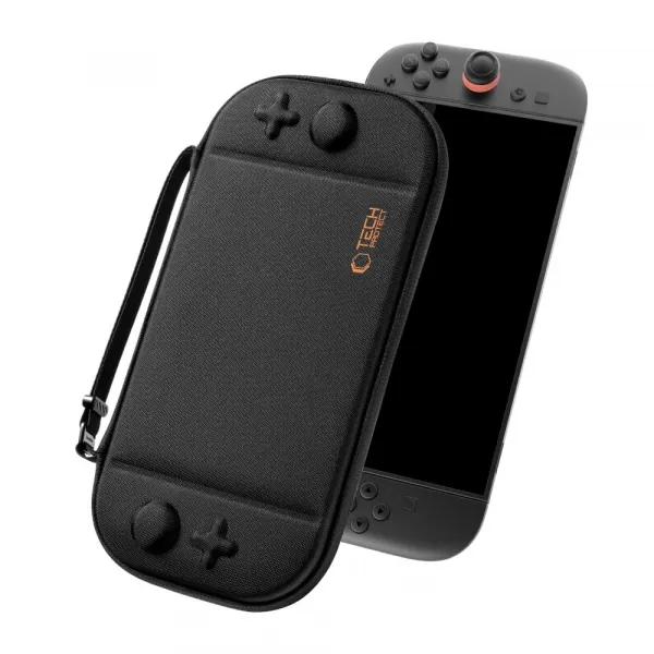 Tech-Protect Slim Pouch puzdro na Nintendo Switch 2, čierne
