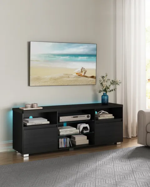 Stolík pod televízor s LED osvetlením LTV331T21