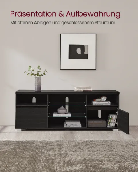 Stolík pod televízor s LED osvetlením LTV331T21