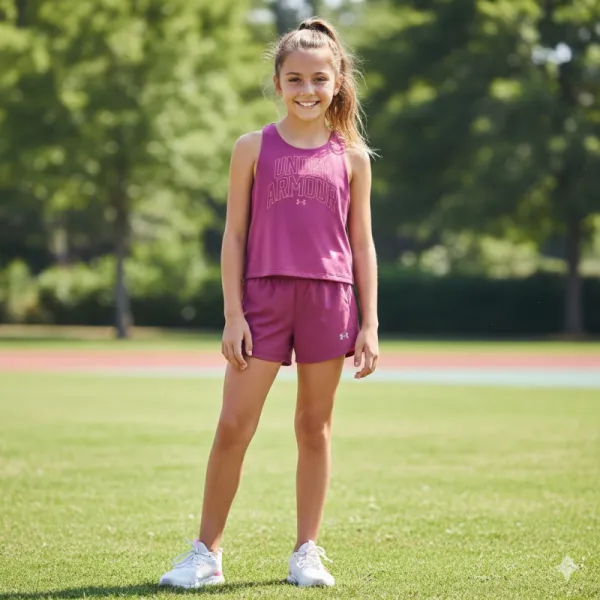 Dievčenské tréningové tielko UNDER ARMOUR UA Motion Branded Tank