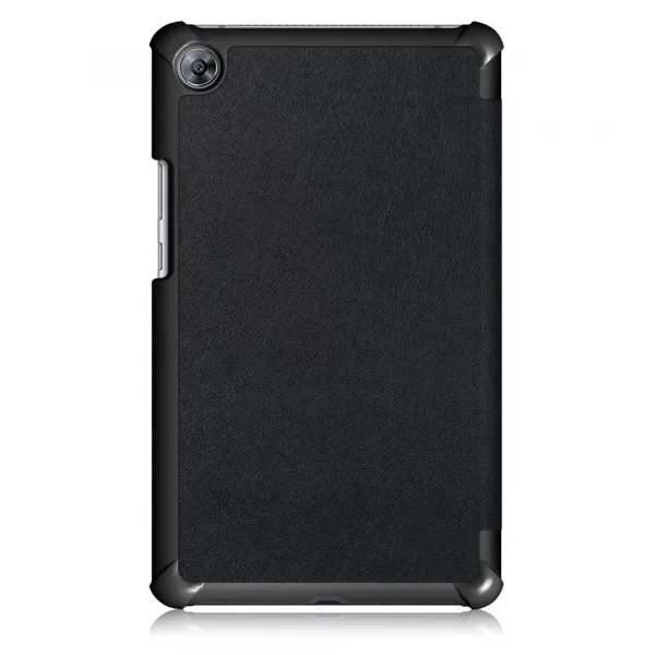 LEATHER Zaklápací kryt pre Huawei MediaPad M5 8.4 čierny
