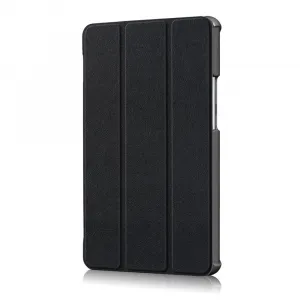 LEATHER Zaklápací kryt pre Huawei MediaPad M5 8.4 čierny