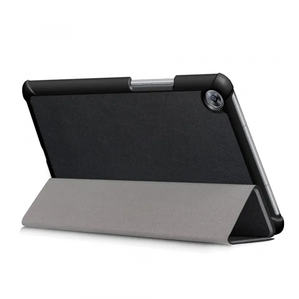 LEATHER Zaklápací kryt pre Huawei MediaPad M5 8.4 čierny