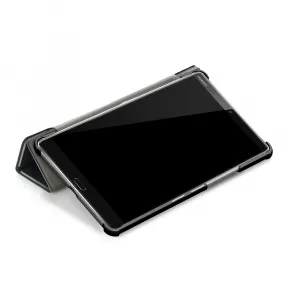 LEATHER Zaklápací kryt pre Huawei MediaPad M5 8.4 čierny