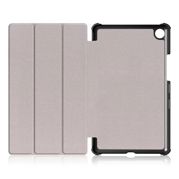 LEATHER Zaklápací kryt pre Huawei MediaPad M5 8.4 čierny