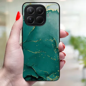 MY ART Ochranný kryt pre Xiaomi 15T Pro GREEN MARBLE (145)