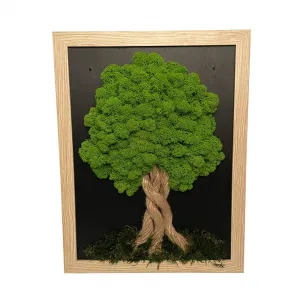 Machovýobrázokvsvetlohnedomráme34x44cm