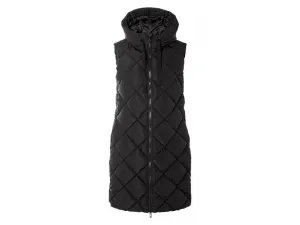 esmara® Dámska dlhá vesta (čierna, S (36/38))