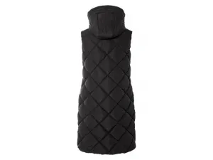 esmara® Dámska dlhá vesta (čierna, S (36/38))