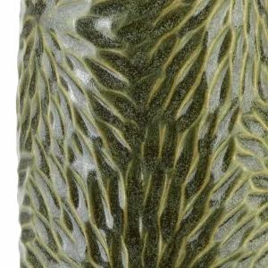 Mondex Keramický svietnik YARINE GREEN 20 cm zelený
