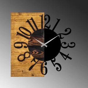 Dekoratívne drevené nástenné hodiny Wooden Clock 7