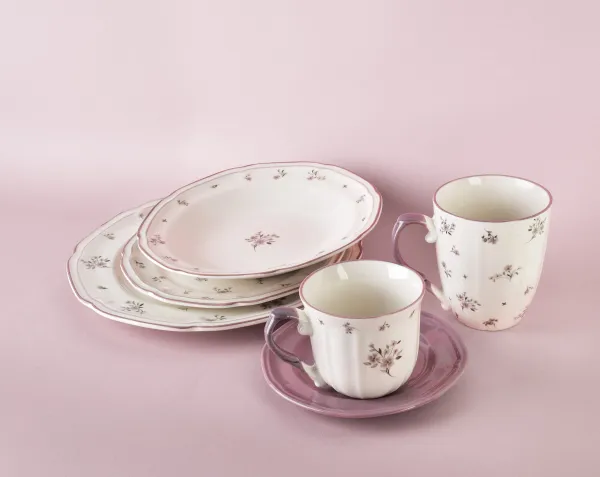 Affekdesign Porcelánový tanier ROSALIE 26,8 cm krémový