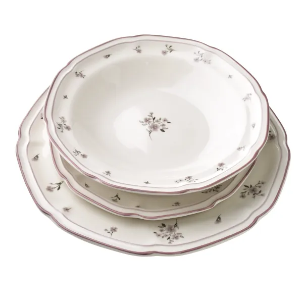 Affekdesign Porcelánový tanier ROSALIE 26,8 cm krémový