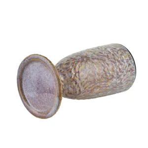 Mondex Keramický svietnik YARINE BEIGE 20 cm béžový