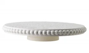 Mondex Dekoratívny podnos DAZ MANDALA 30 cm biely