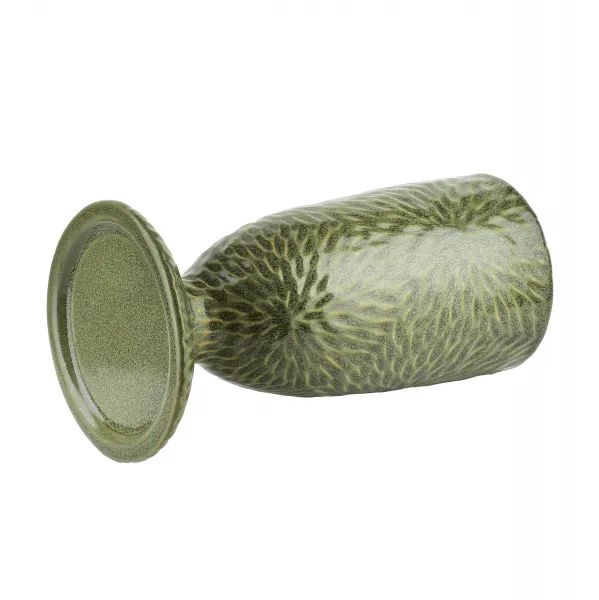 Mondex Keramický svietnik YARINE GREEN 20 cm zelený