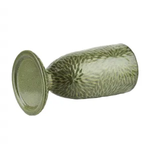 Mondex Keramický svietnik YARINE GREEN 20 cm zelený