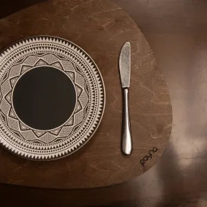 Hermia Sada 4 ks drevených prestieraní WOODY wenge