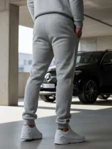 Pánske štýlové tepláky šedé