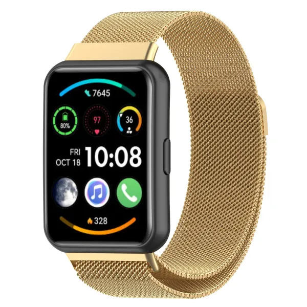 Bstrap Milanese remienok na Huawei Watch Fit 2, gold