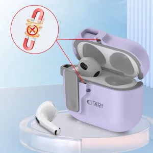 Tech-Protect Slim Hook puzdro na Apple AirPods 4, fialové