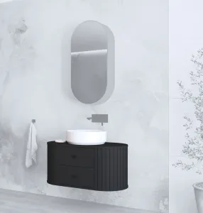 HALMAR Závěsná skříňka pod umyvadlo Venezia 2S 95,4 cm černá