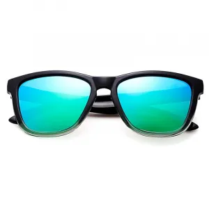 KDEAM Ruston 44 slnečné okuliare, Black / Green (GKD015C44)