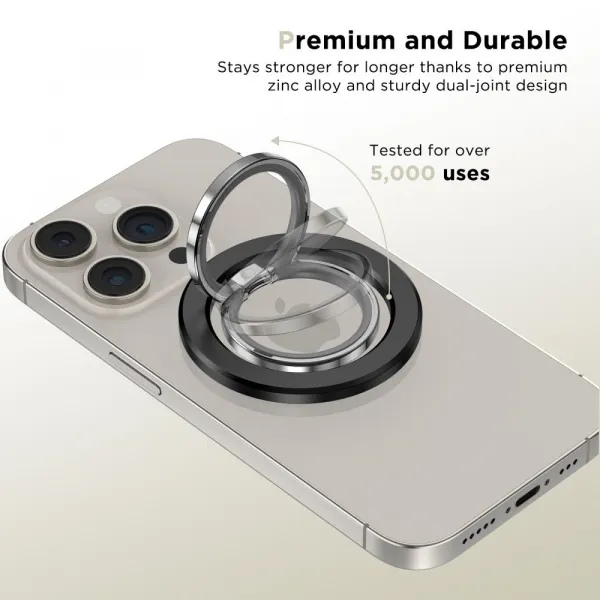 Tech-Protect MMR300 MagSafe Ring držiak na mobil na prst, čierny