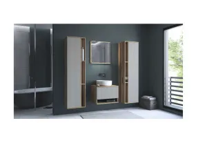HALMAR Závěsná skříňka pod umyvadlo Aviola 1S 60 cm dub artisan/kašmír