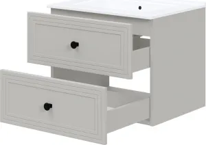 HALMAR Závěsná skříňka pod umyvadlo Toreto 2S 60 cm kašmírová