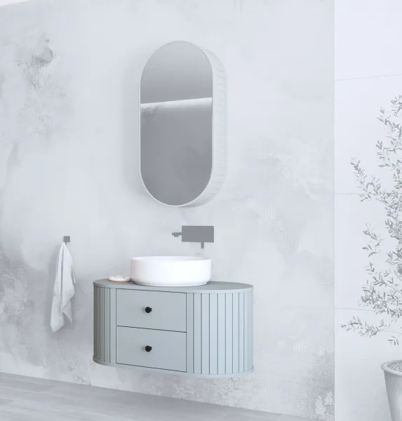 HALMAR Závěsná skříňka pod umyvadlo Venezia 2S 95,4 cm fjordově modrá