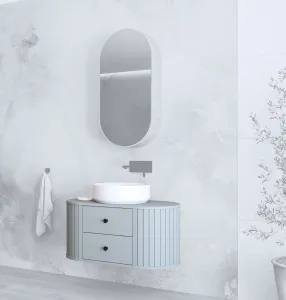 HALMAR Závěsná skříňka pod umyvadlo Venezia 2S 95,4 cm fjordově modrá