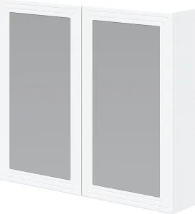 HALMAR Závěsná koupelnová skříňka se zrcadlem Toreto 80 cm bílá