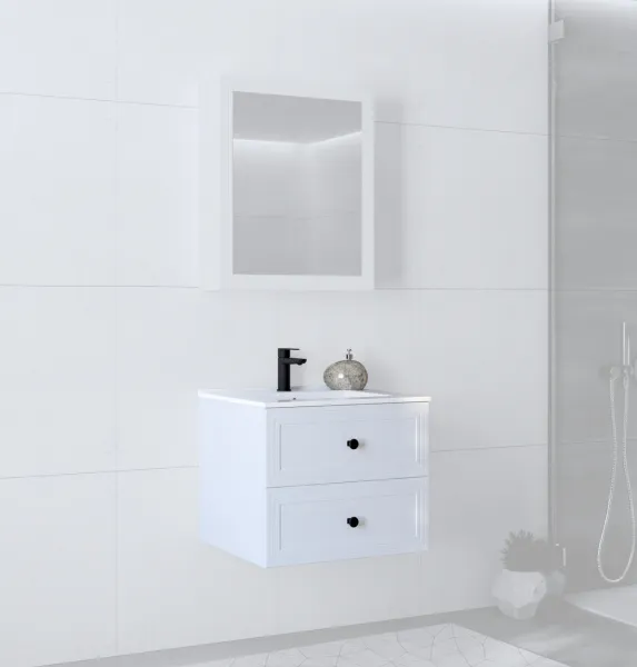HALMAR Závěsná skříňka pod umyvadlo Toreto 2S 60 cm bílá