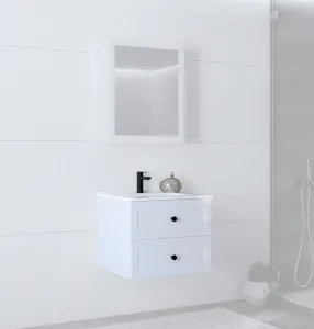 HALMAR Závěsná skříňka pod umyvadlo Toreto 2S 60 cm bílá