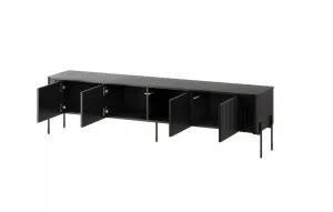 HALMAR TV stolek Vera 190 cm černý