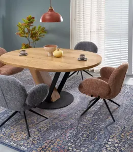 Otočné jedálenské kreslo K568 Halmar