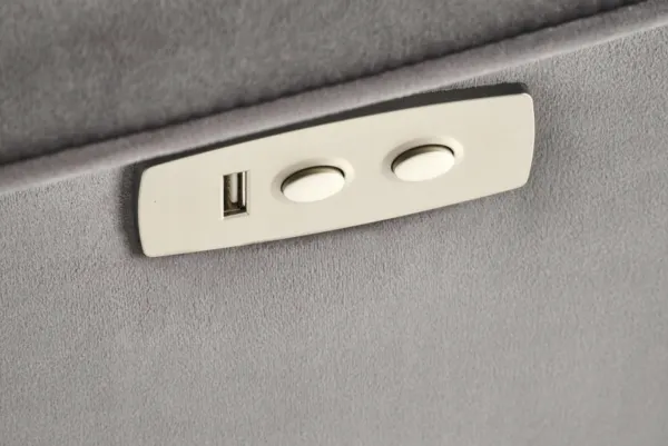 Elektrické polohovacie kreslo s USB SEMIR 2 Halmar