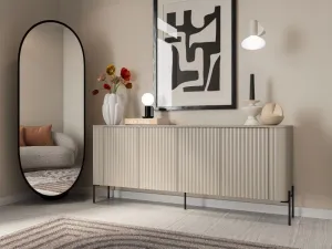 HALMAR Komoda Vera 190 cm kašmírová