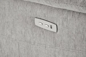 Elektrické polohovacie kreslo s USB JAMAL Halmar