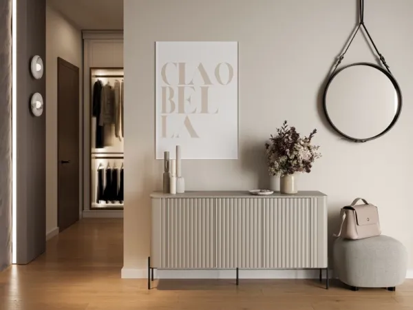 HALMAR Komoda Vera 150 cm kašmírová
