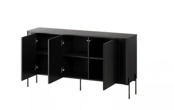 HALMAR Komoda Vera 150 cm černá