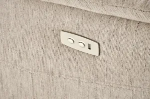 Elektrické polohovacie kreslo s USB JAMAL Halmar